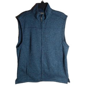 Club RoomRetro Y2K Full Zip Knit Fleece Sweater Vest Men's Large